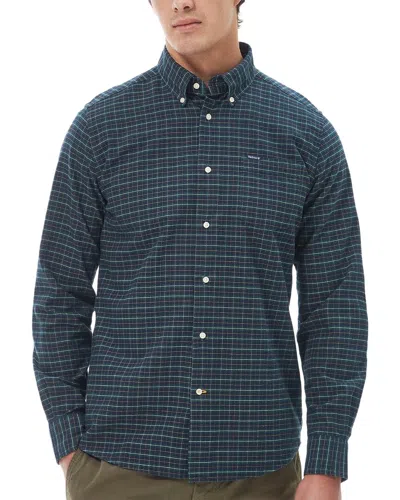 Barbour Lomond Tailored Mens Shirt In Midnight Tartan