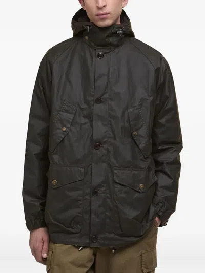 Barbour Endurance Mountain Hooded Jacket In Black
