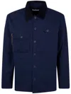 Barbour "endurance" Overshirt Jacket In Blue
