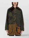 Barbour X Erdem Patchwork Design Jacket With Classic Collar