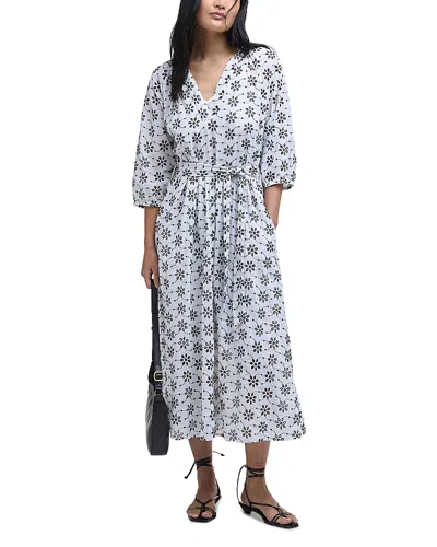 Barbour Erin Maxi Dress In White