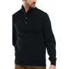 Barbour Blue High Neck Pullover In Black