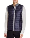Barbour Texture-blocked Gilet In Mid Gray