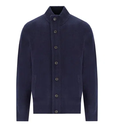 Barbour Essential Patch Blue Cardigan