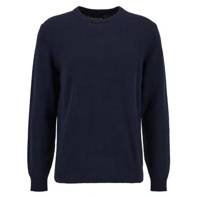 Barbour Essential Patch Crew In Blue