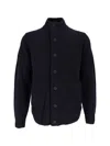 Barbour Essential Patch Zip Through In Blue