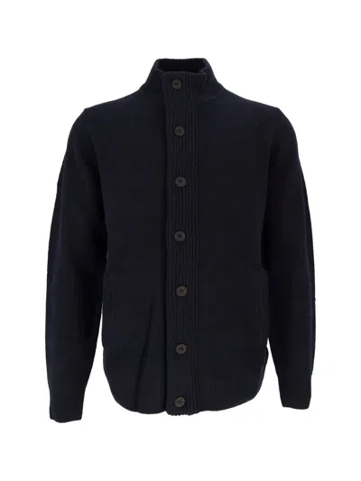Barbour Essential Patch Zip Through In Blue