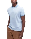 Barbour Sports Cotton Polo In Chambray