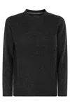 Barbour Tisbury Crewneck Knitted Jumper In Black