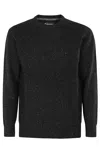Barbour Tisbury Crewneck Knitted Jumper In Black