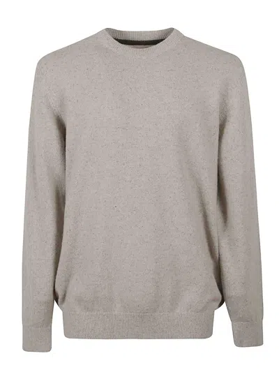 Barbour Essential Tisbury Crew In Gray