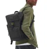 Barbour Essential Wax Backpack In Black