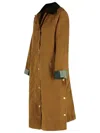 Barbour Long Raglan Sleeve Jacket With Side Pockets In Multicolor