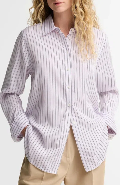 Barbour Evangeline Striped Lyocell Shirt In Multi