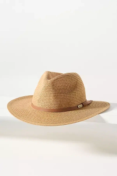 Barbour Evelyn Trilby Woven Hat In Brown
