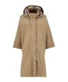 Barbour Everlee Showerproof Cape In Brown