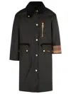 Barbour 'evette' Dark Brown Waxed Cotton Parka In Brown