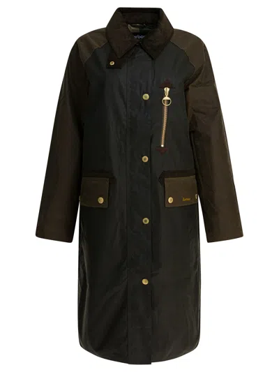 Barbour Evette Jackets Green In Multi