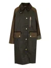 Barbour Evette Wax Jkt Aw25 Wax Cot Outw Jackets Grey In Black
