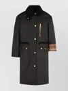 Barbour 'evette' Dark Brown Waxed Cotton Parka