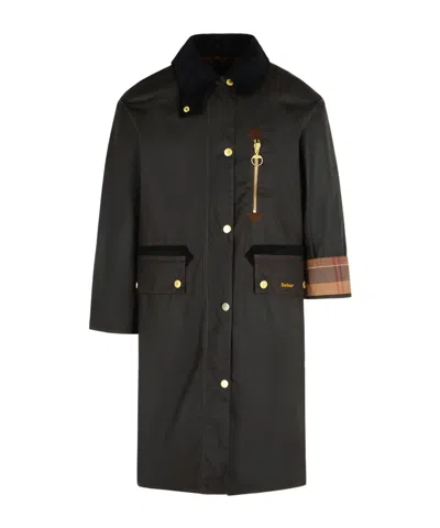 BARBOUR 'EVETTE'  WAXED COTTON PARKA