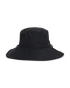 Barbour Evie Black Bucket Hat In Dark Navy