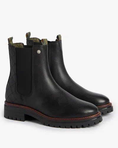 Barbour Evie Womens Chelsea Boots In Black