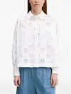 Barbour Eyelet-embroidered Shirt In White