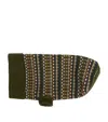 Barbour Fair Isle Marlow Dog Sweater In Green