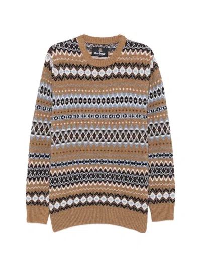 Barbour Fair-isle Sweater In Black