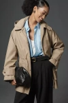 Barbour Fallyn Showerproof Hooded Rain Jacket In Neutral