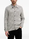 Barbour Falton Check Button Cardigan In Multi