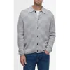 Barbour Falton Check Cardigan In Gray