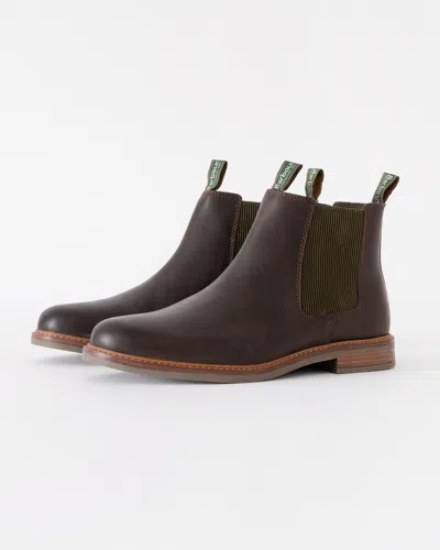 Barbour Farsley Mens Chelsea Boots In Brown