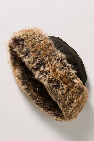 Barbour Faux-fur Cloche Hat In Black