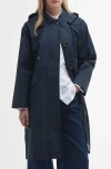 Barbour Naboo Showerproof Hooded Jacket In Blue