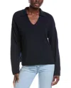 Barbour Fearne Wool-blend Polo Sweater In Blue