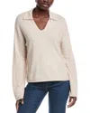Barbour Fearne Wool-blend Polo Sweater In Neutral