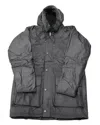 Barbour Fenton Wax Jacket In Black Cotton In Black