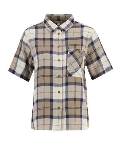 Barbour Fern Short-sleeved Tartan Shirt In Multi