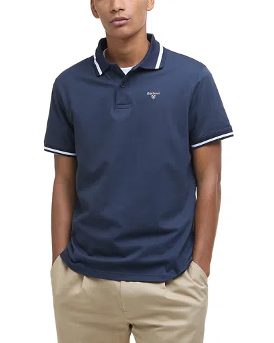 Barbour Ferrybridge Lightweight Tailored Fit Polo Shirt In Navy
