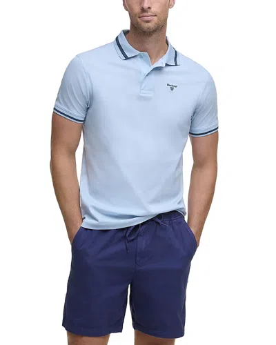 Barbour Ferrybridge Lightweight Tailored Fit Polo Shirt In Ocean Sky