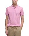 Barbour Ferrybridge Lightweight Tailored Fit Polo Shirt In True Pink