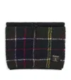 Barbour Field Fleece Tartan Snood In Multi