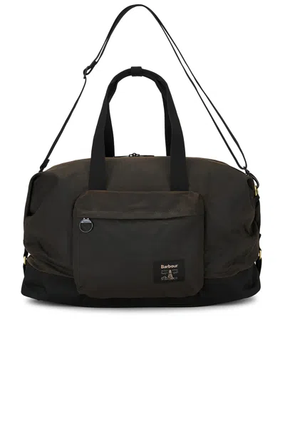 BARBOUR FIELD WAX HOLDALL DUFFLE BAG
