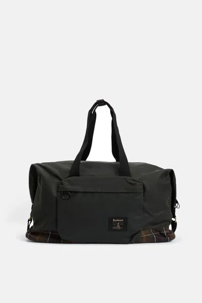 Barbour Field Wax Holdall In Red
