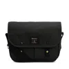 Barbour Field Wax Riever Crossbody Bag In Black
