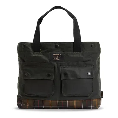 BARBOUR FIELD WAX TOTE