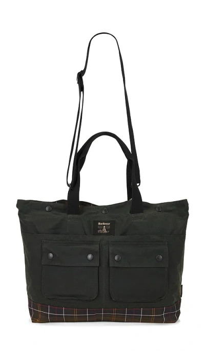 Barbour Field Wax Tote Bag