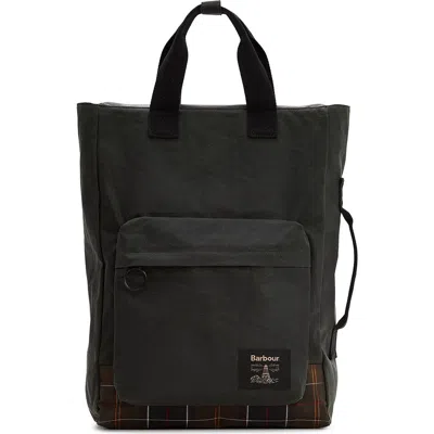 Barbour Field Waxed Cotton Backpack